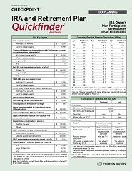 Quickfinder IRA and Retirement Plan Handbook